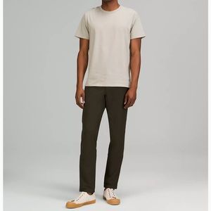 Mens Lululemon ABC Slim Fit Pant 32x34 Dark Olive